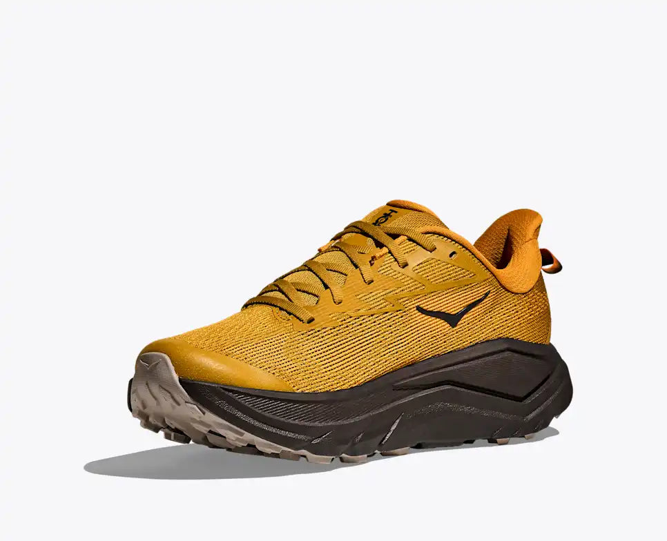 HOKA Challenger 8 Men's product view 3 — Mustard Seed / Black