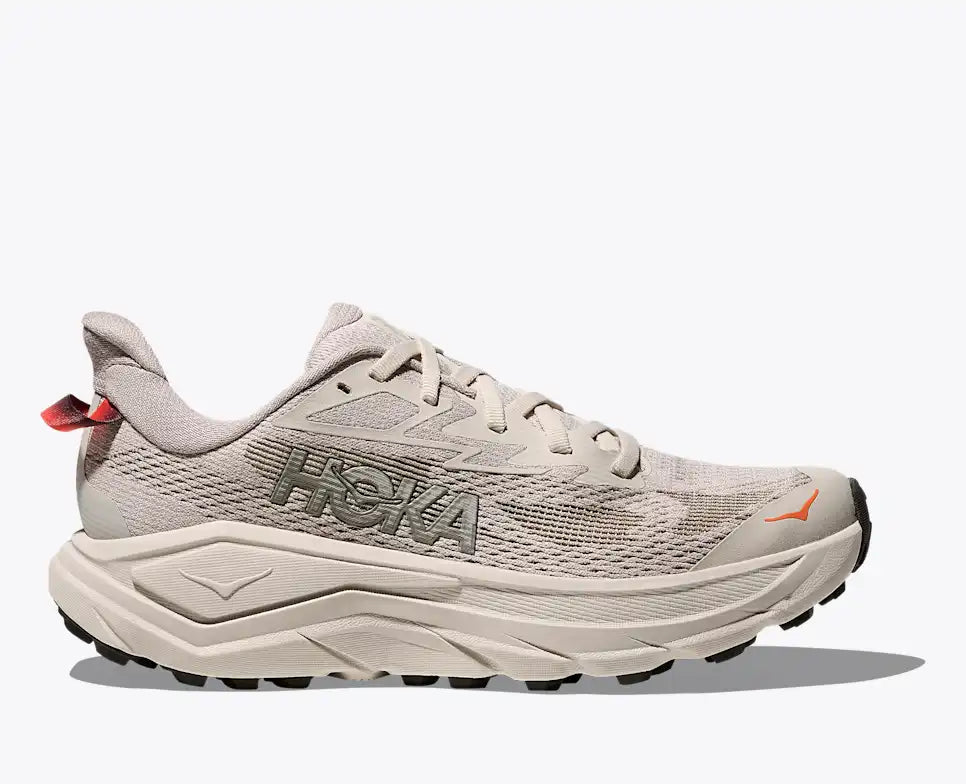 HOKA Challenger 8 Women's product view 1 — Stucco / Asphalt Grey