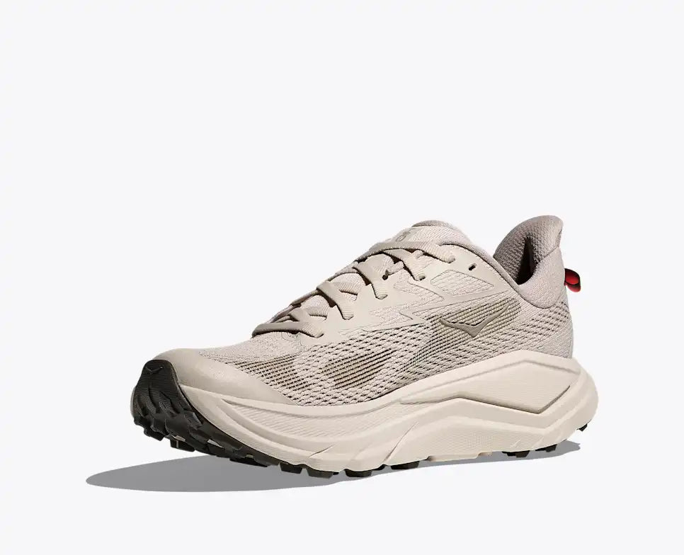 HOKA Challenger 8 Women's product view 3 — Stucco / Asphalt Grey