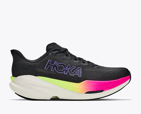 HOKA Mach X 3 Men — Black / Neon Nebula — view 1