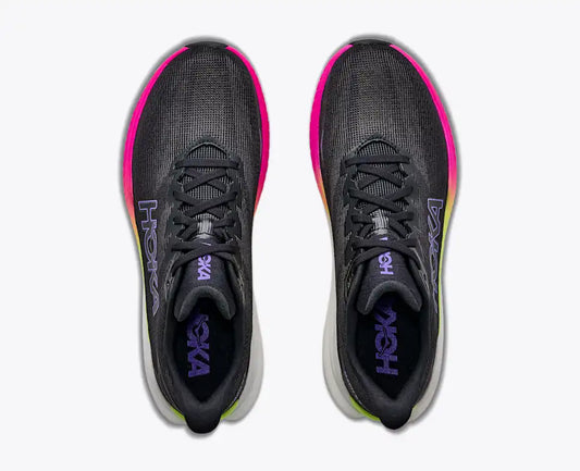 HOKA Mach X 3 Men — Black / Neon Nebula — view 2