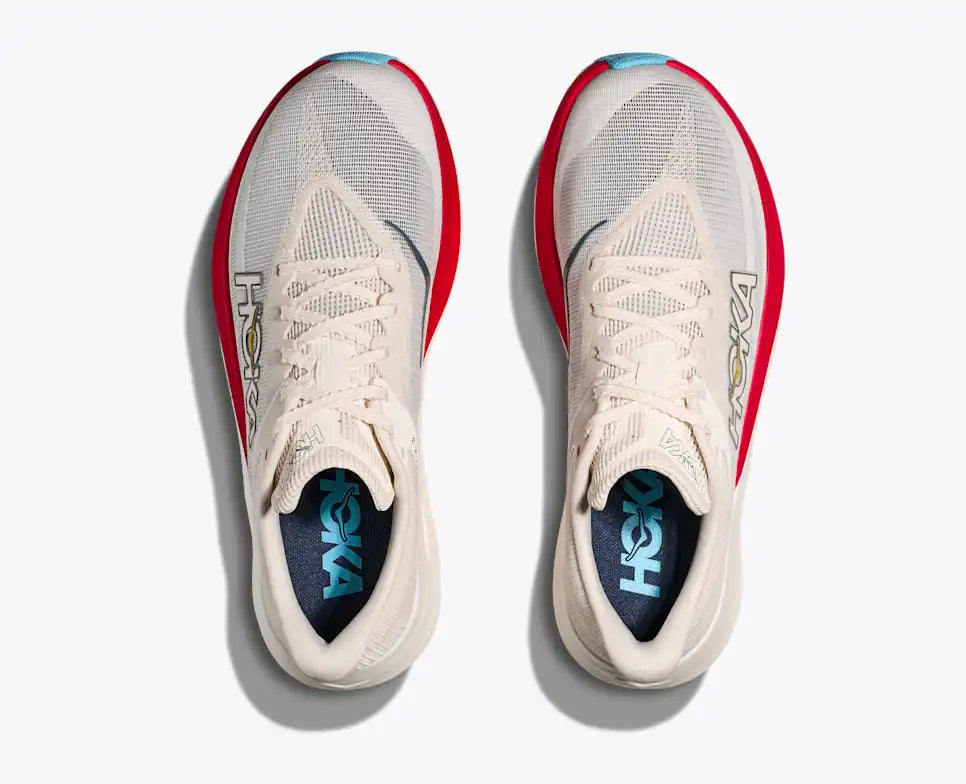 HOKA Rocket X 3 Unisex product view 2 — Alabaster / Frost
