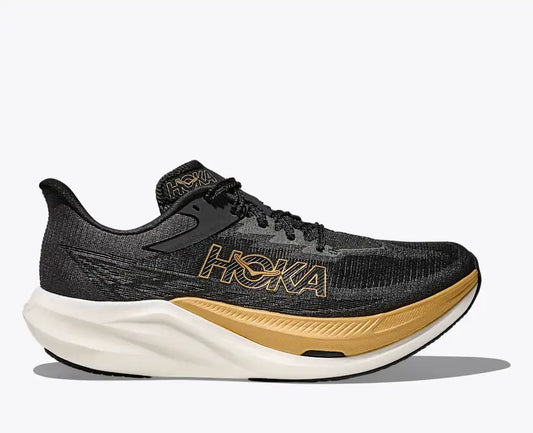 HOKA Rocket X 3 Unisex product view 1 — Black / Gold