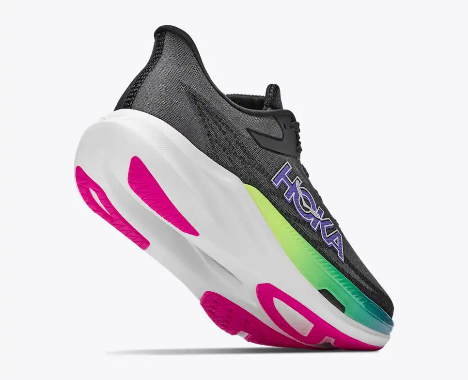 HOKA Rocket X 3 Unisex product view 4 — Black / Neon Nebula