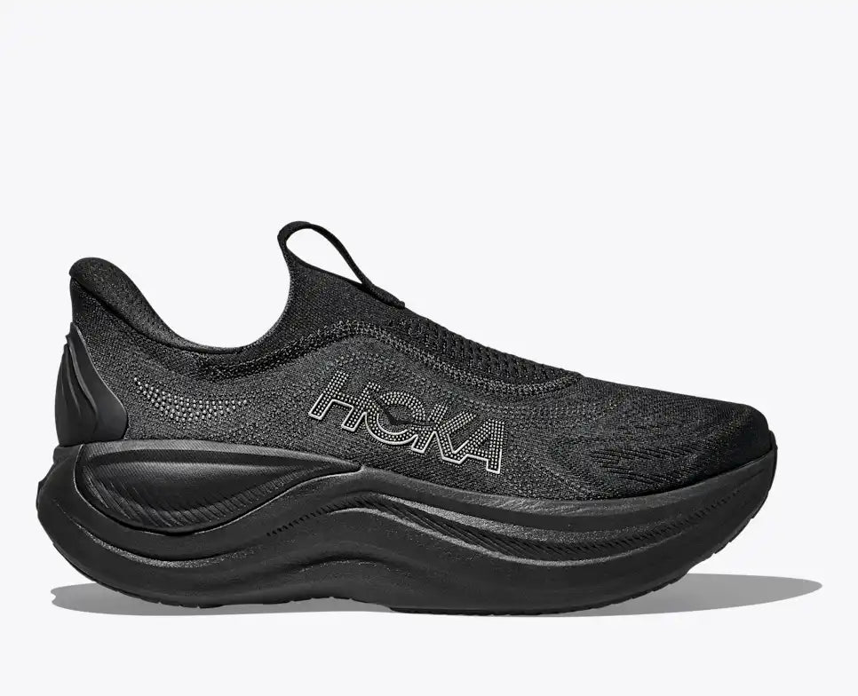 HOKA Skyward Laceless Men's product view 1 — Black / Black
