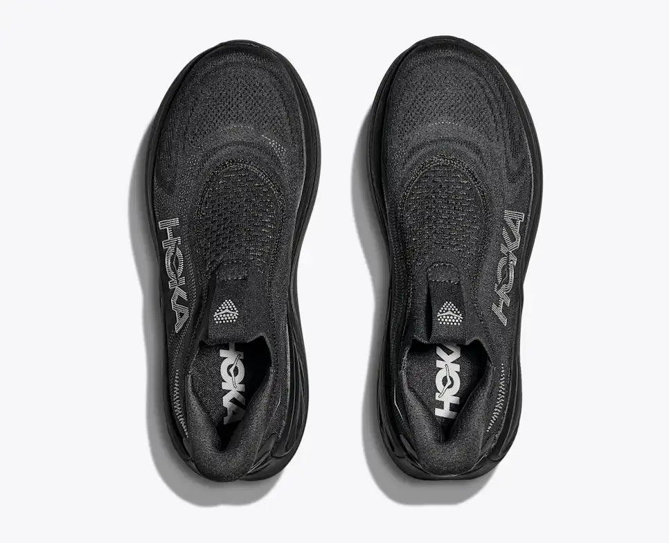 HOKA Skyward Laceless Men's product view 2 — Black / Black