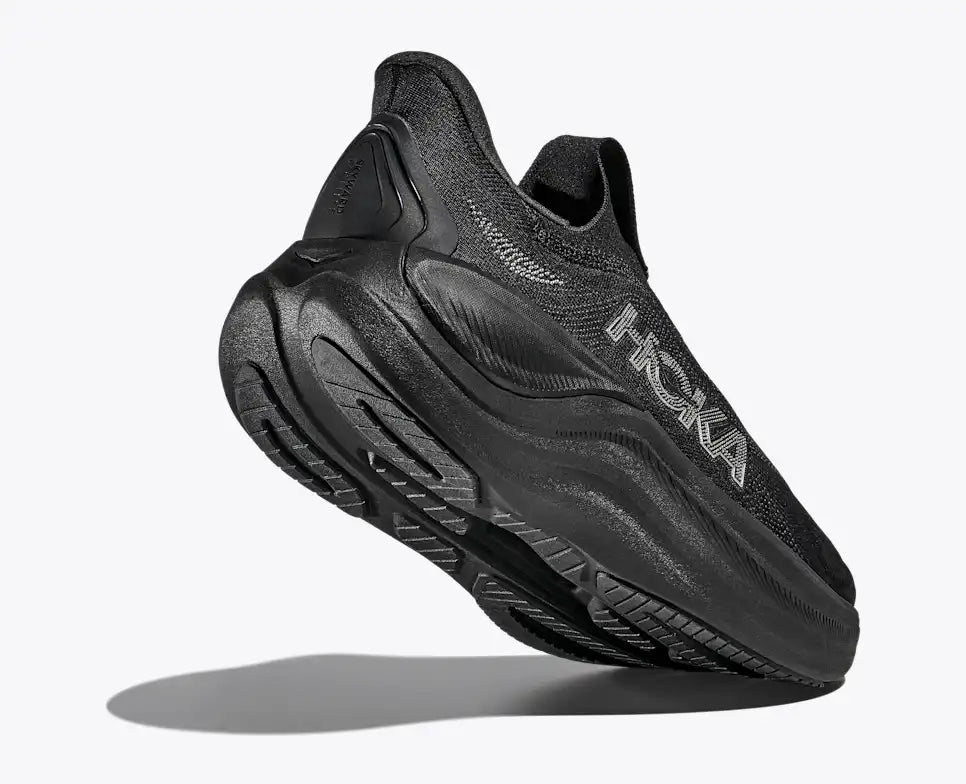 HOKA Skyward Laceless Men's product view 4 — Black / Black