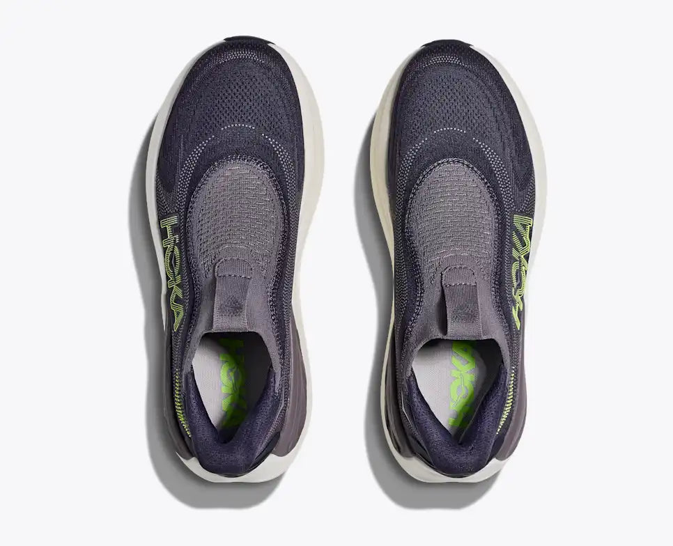 HOKA Skyward Laceless Men's product view 2 — Squid Ink / Neon Yuzu