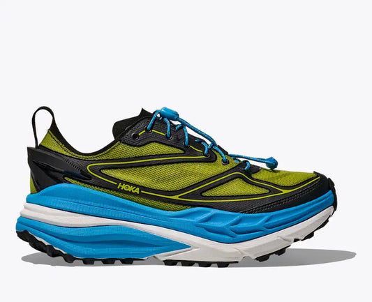 HOKA Stinson One7 Unisex product view 1 — Black / Skyward Blue