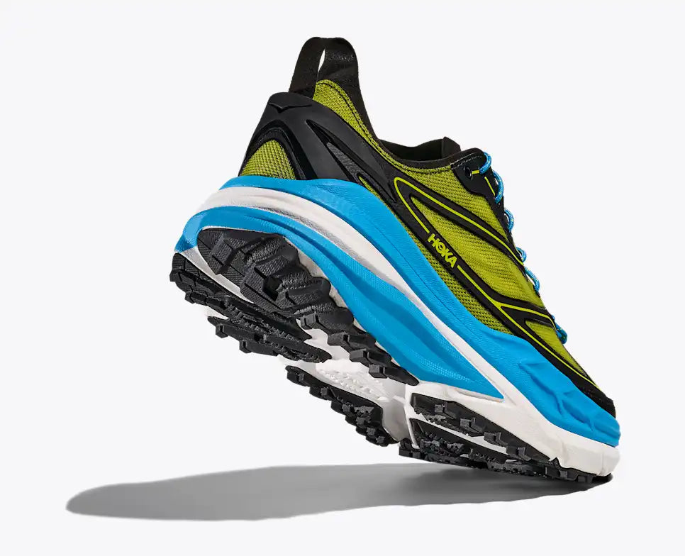 HOKA Stinson One7 Unisex product view 4 — Black / Skyward Blue