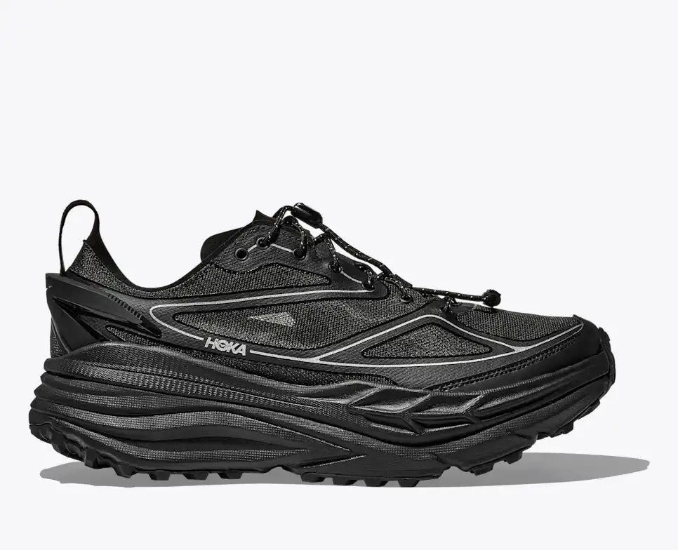 HOKA Stinson One7 Unisex product view 1 — Black / Silver