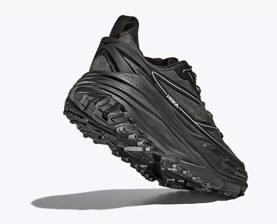 HOKA Stinson One7 Unisex product view 4 — Black / Silver