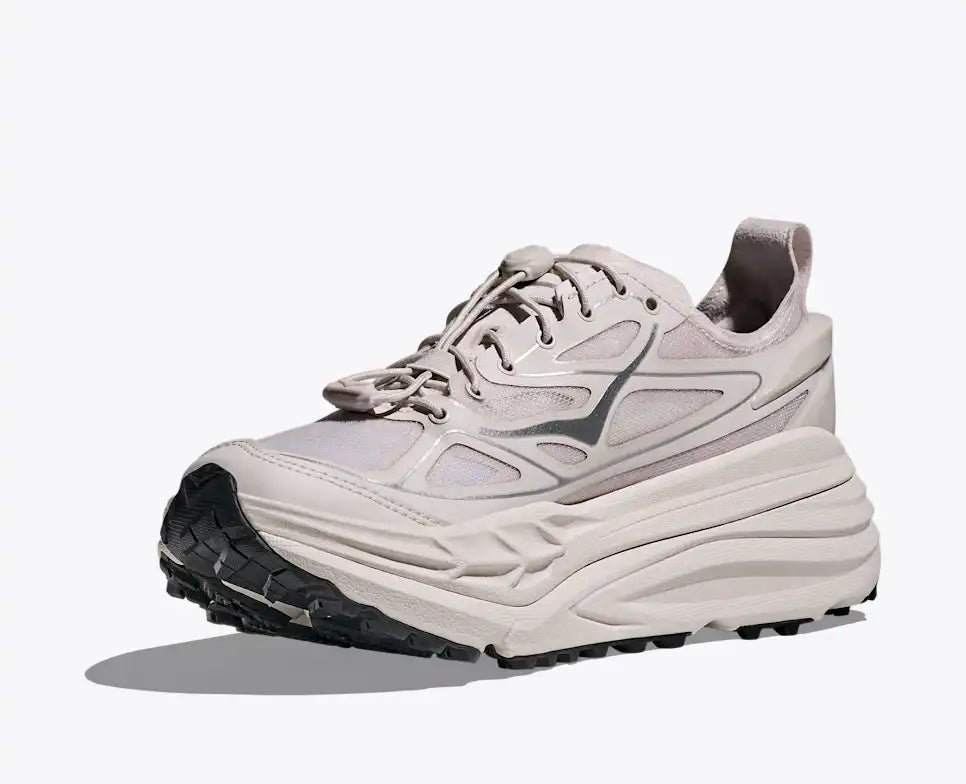 HOKA Stinson One7 Unisex product view 3 — Grout / Silver