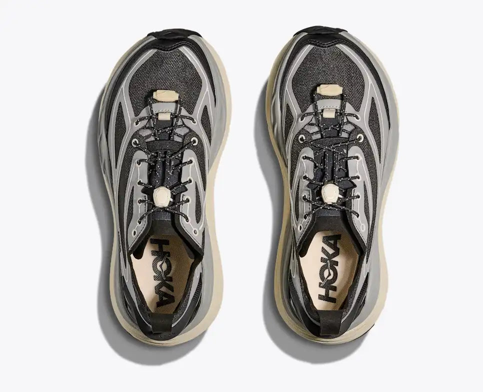 HOKA Stinson One7 Unisex product view 2 — Stellar Grey / Eggshell