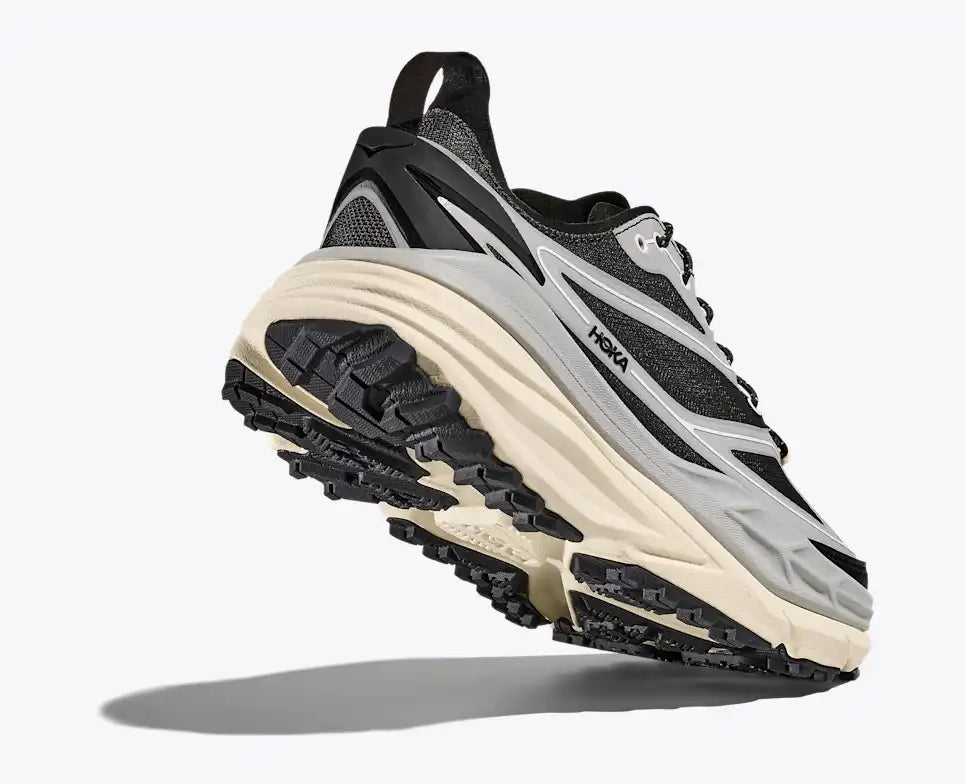 HOKA Stinson One7 Unisex product view 4 — Stellar Grey / Eggshell
