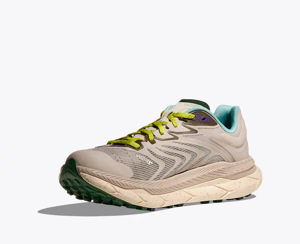 HOKA Tecton X 2 MAAP Unisex product view 3 — Pumice Stone / Limeade