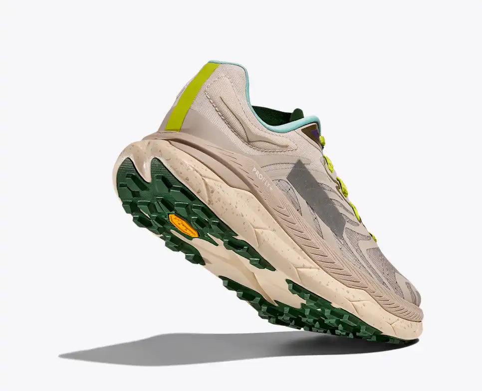 HOKA Tecton X 2 MAAP Unisex product view 4 — Pumice Stone / Limeade