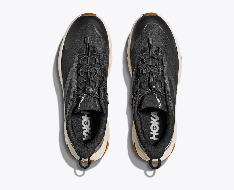 HOKA Transport 2 Men's product view 2 — Black / Alabaster