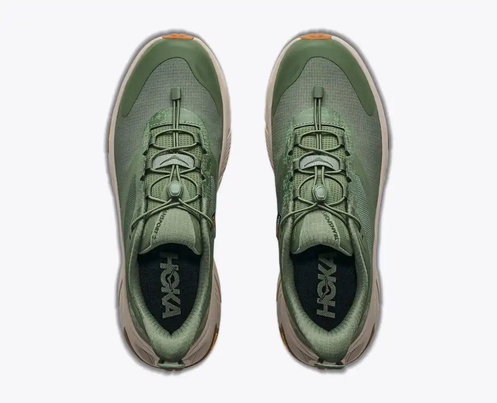 HOKA Transport 2 Men's product view 2 — Nettle Leaf / River Rock Grey
