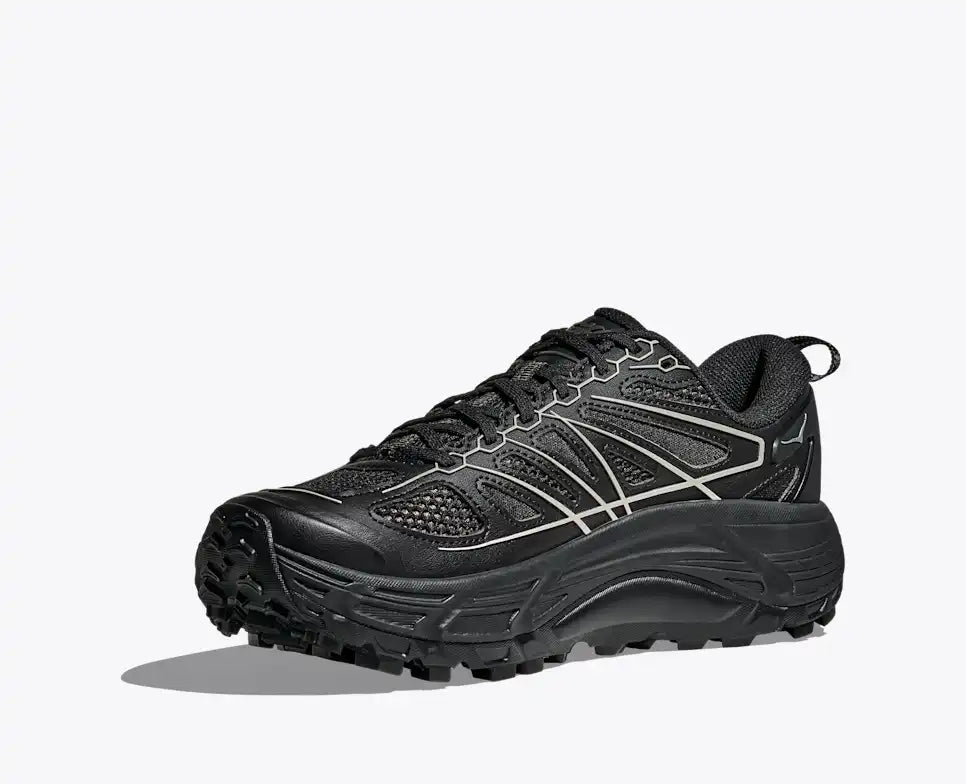 HOKA Stealth/Tech Mafate Speed 2 Unisex product view 3 — Black / Carbon Black