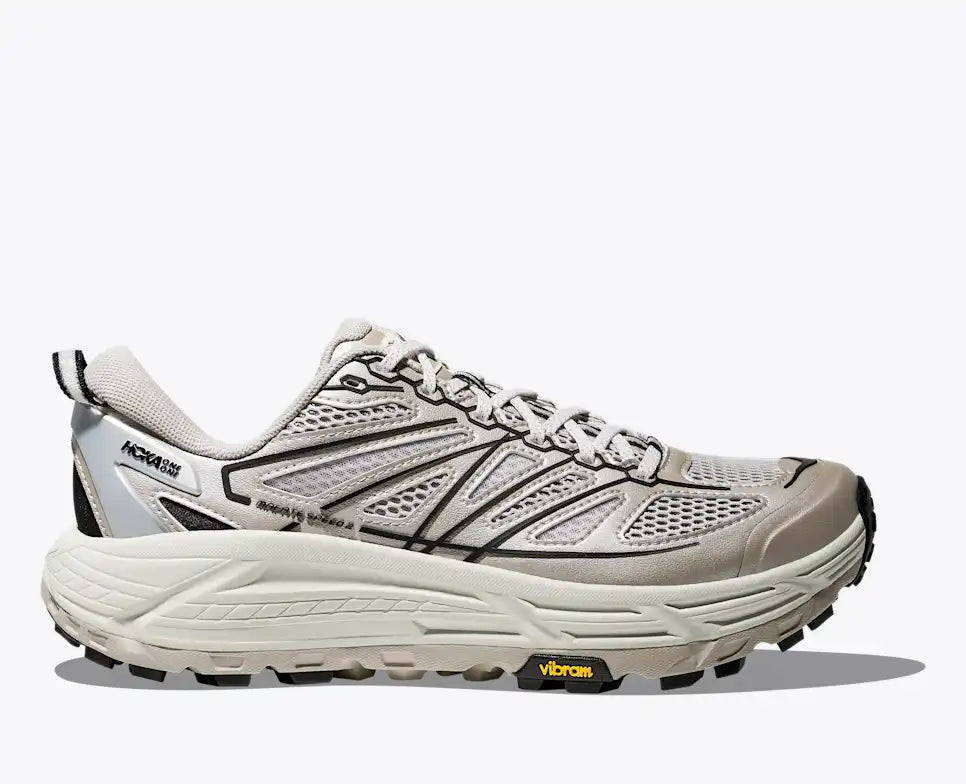 HOKA Stealth/Tech Mafate Speed 2 Unisex product view 1 — Putty / Black