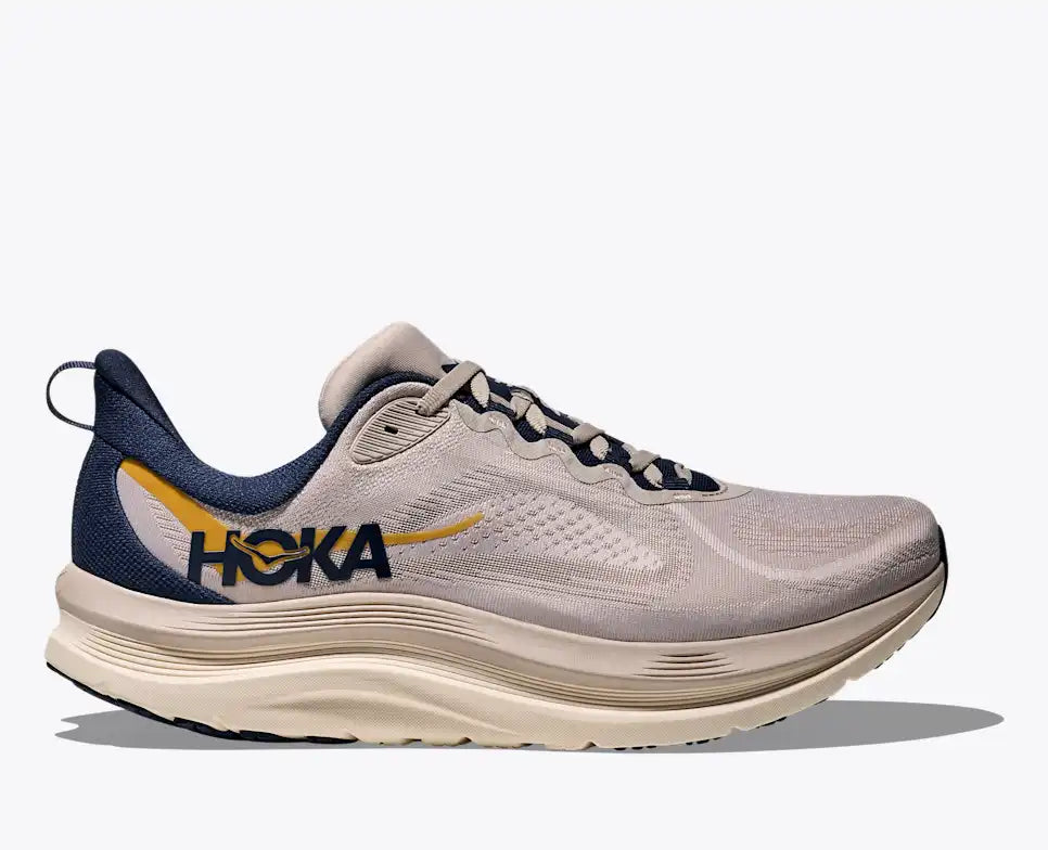 HOKA Kawana 3 Unisex product view 1 — Putty / Midnight Blue
