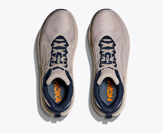 HOKA Kawana 3 Unisex product view 2 — Putty / Midnight Blue