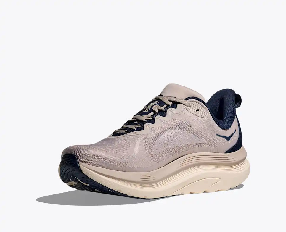 HOKA Kawana 3 Unisex product view 3 — Putty / Midnight Blue