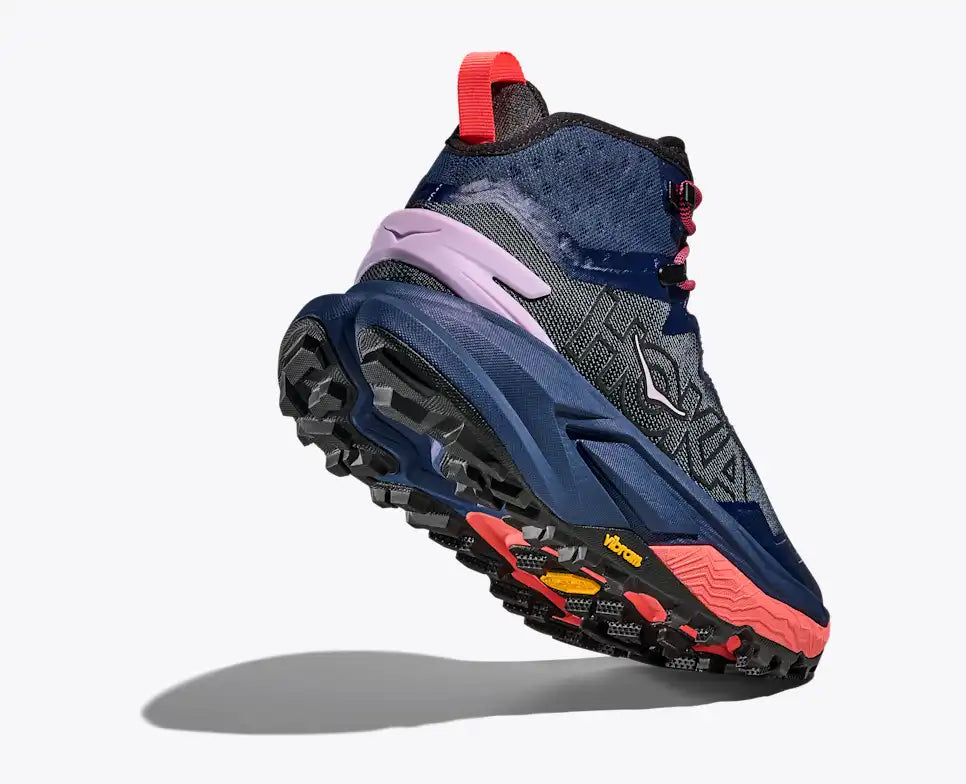 HOKA Mafate Hike Women's product view 4 — Midnight Blue / Neon Flame