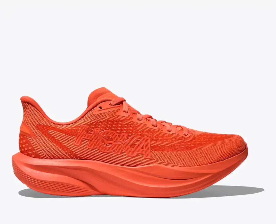 HOKA Mach 7 Men's product view 1 — Bell Pepper / Bell Pepper