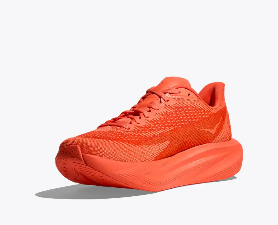 HOKA Mach 7 Men's product view 3 — Bell Pepper / Bell Pepper