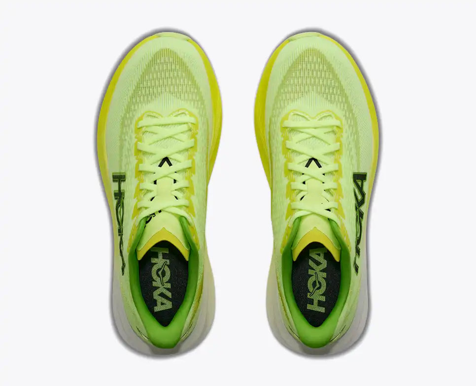 HOKA Mach 7 Men's product view 2 — Neon Yuzu / Hoka Citrus