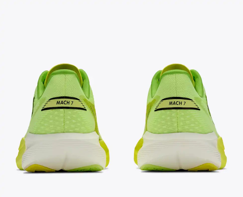HOKA Mach 7 Men's product view 5 — Neon Yuzu / Hoka Citrus