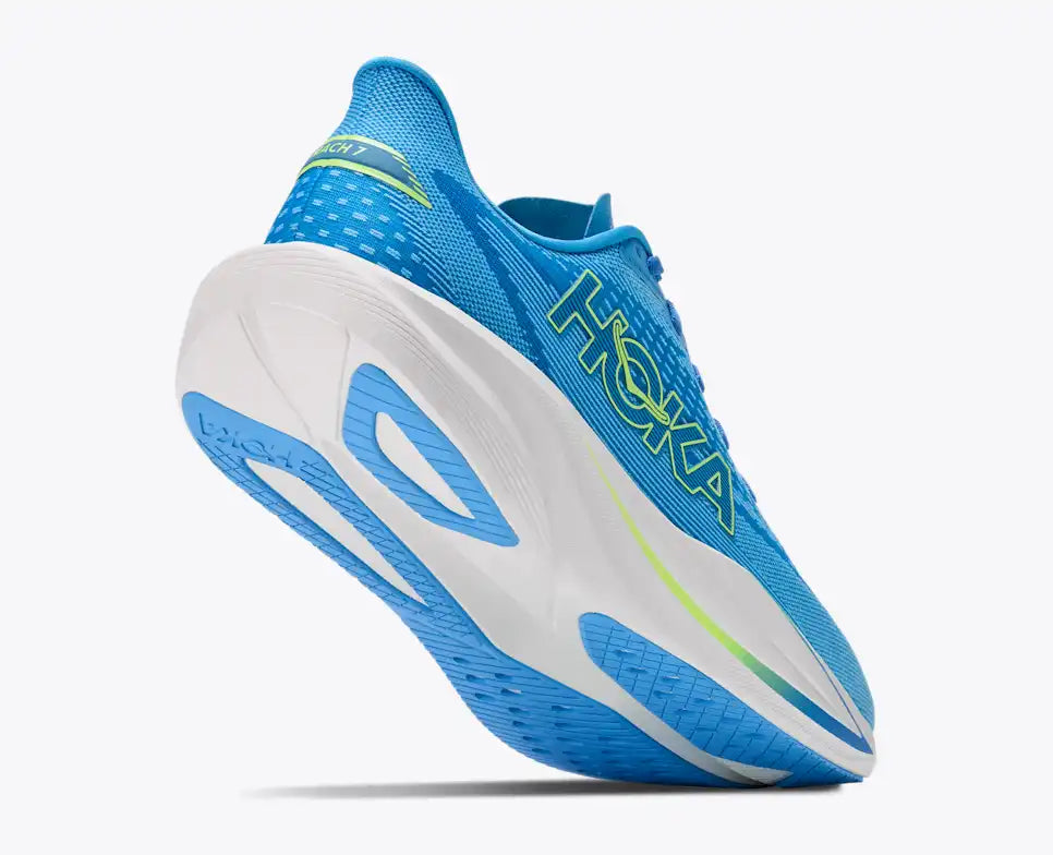 HOKA Mach 7 Men's product view 4 — Virtual Blue / Soft Cobalt