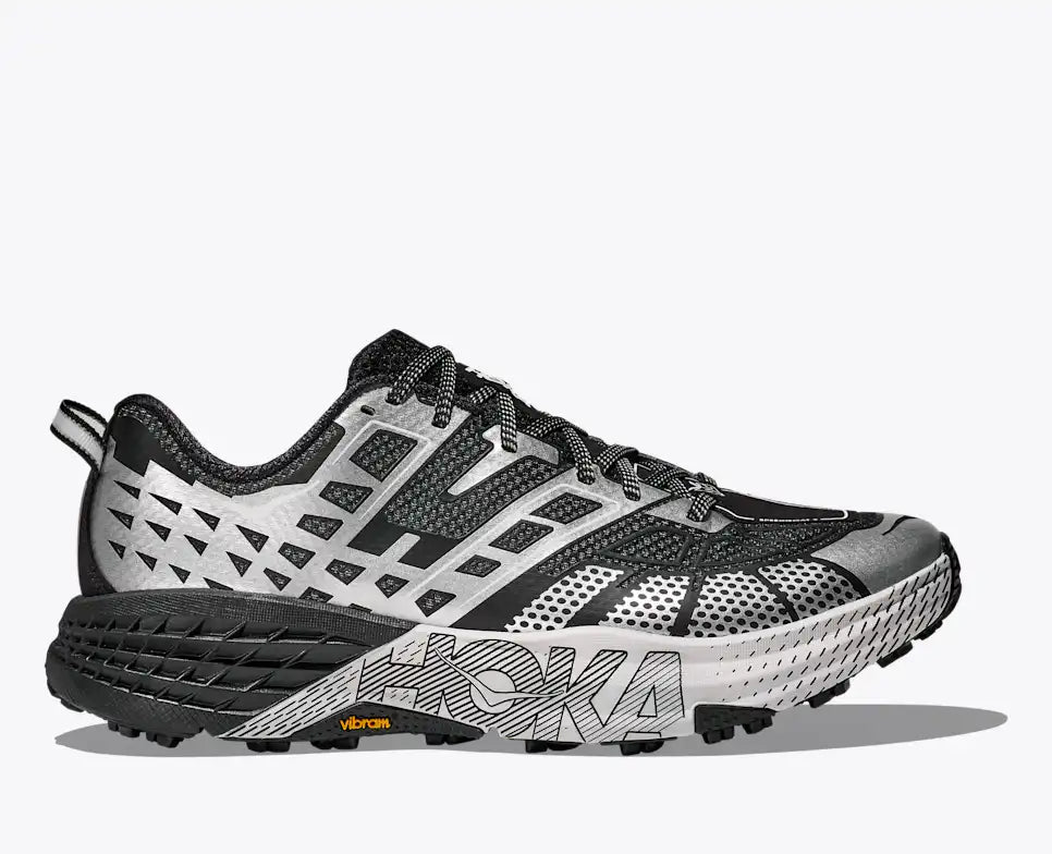 HOKA Stealth/Tech Speedgoat 2 Unisex product view 1 — Black / Stardust