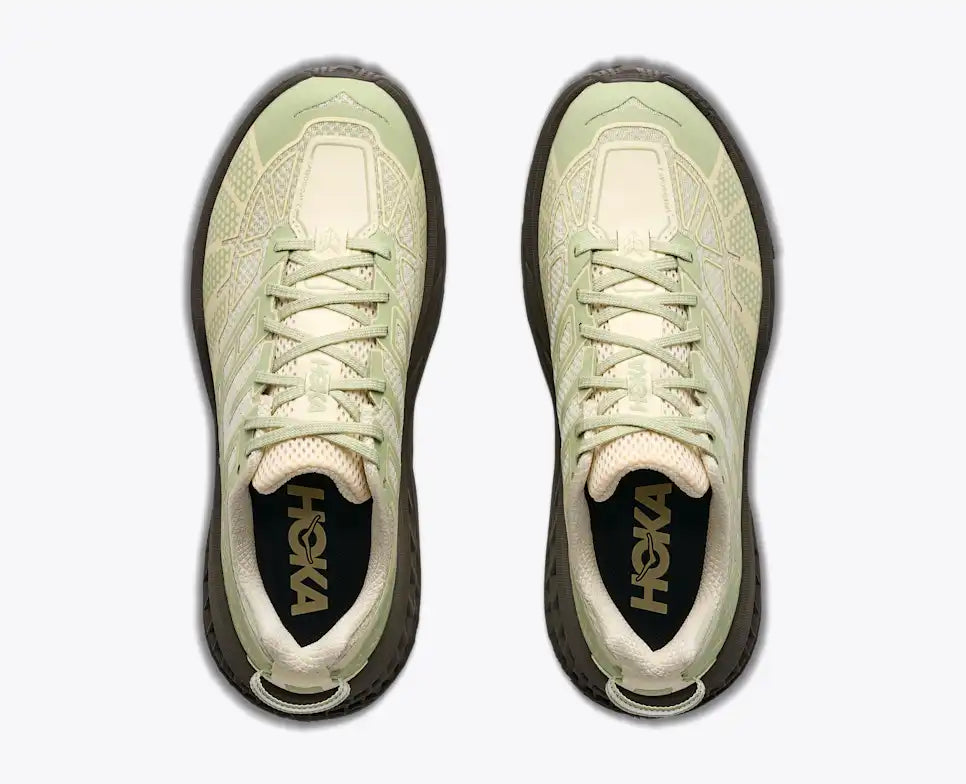 HOKA Stealth/Tech Speedgoat 2 Unisex product view 2 — Morning Dew / Cliff Grey