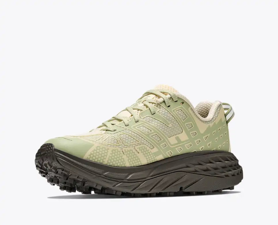 HOKA Stealth/Tech Speedgoat 2 Unisex product view 3 — Morning Dew / Cliff Grey