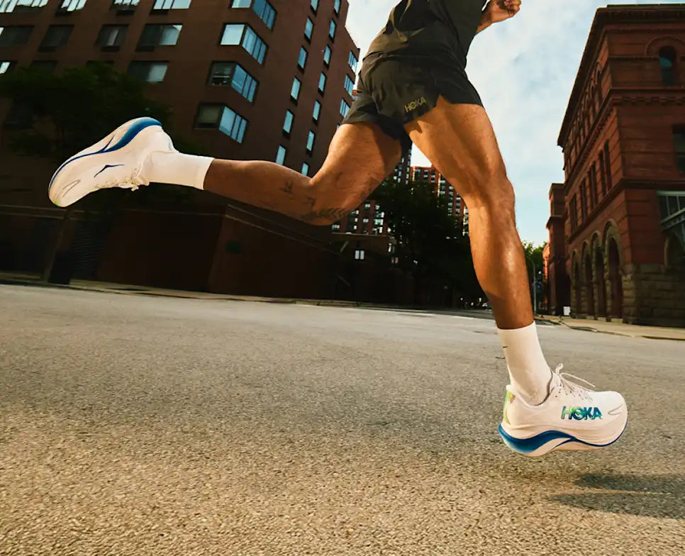 HOKA Skyward X 2 Men's product view 2 — Grout / Cobalt