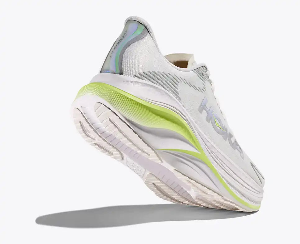 HOKA Skyward X 2 Men's product view 4 — White / Neon Yuzu