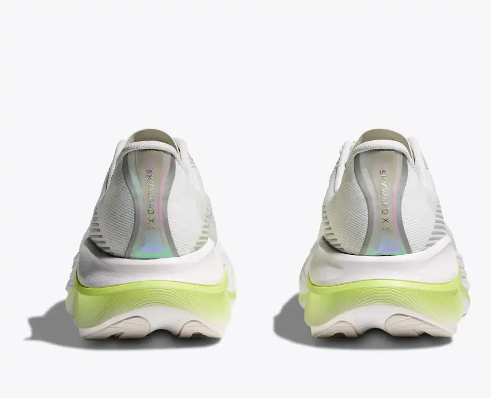 HOKA Skyward X 2 Men's product view 5 — White / Neon Yuzu