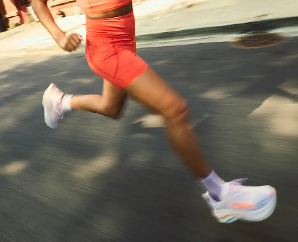 HOKA Skyward X 2 Women's product view 2 — Lilac Cream / Tangerine Glow
