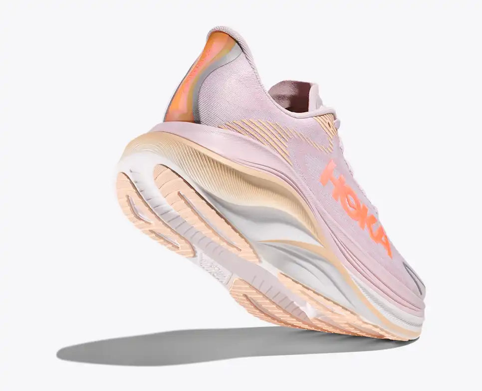 HOKA Skyward X 2 Women's product view 4 — Lilac Cream / Tangerine Glow