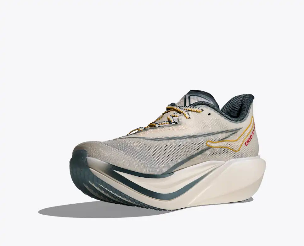 HOKA Cielo X1 3.0 Unisex product view 3 — Alabaster / Yellow Gold