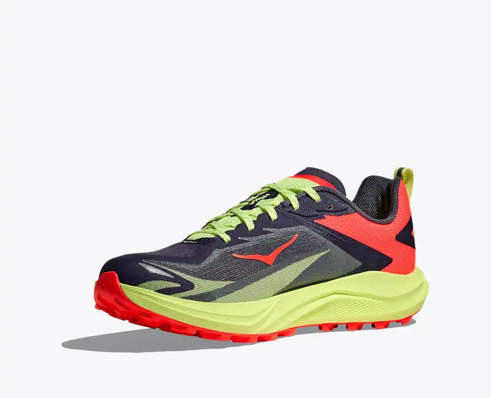 HOKA Zinal 3 Men's product view 3 — Squid Ink / Neon Yuzu