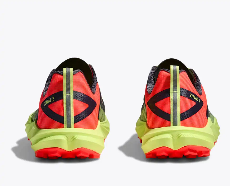 HOKA Zinal 3 Men's product view 5 — Squid Ink / Neon Yuzu