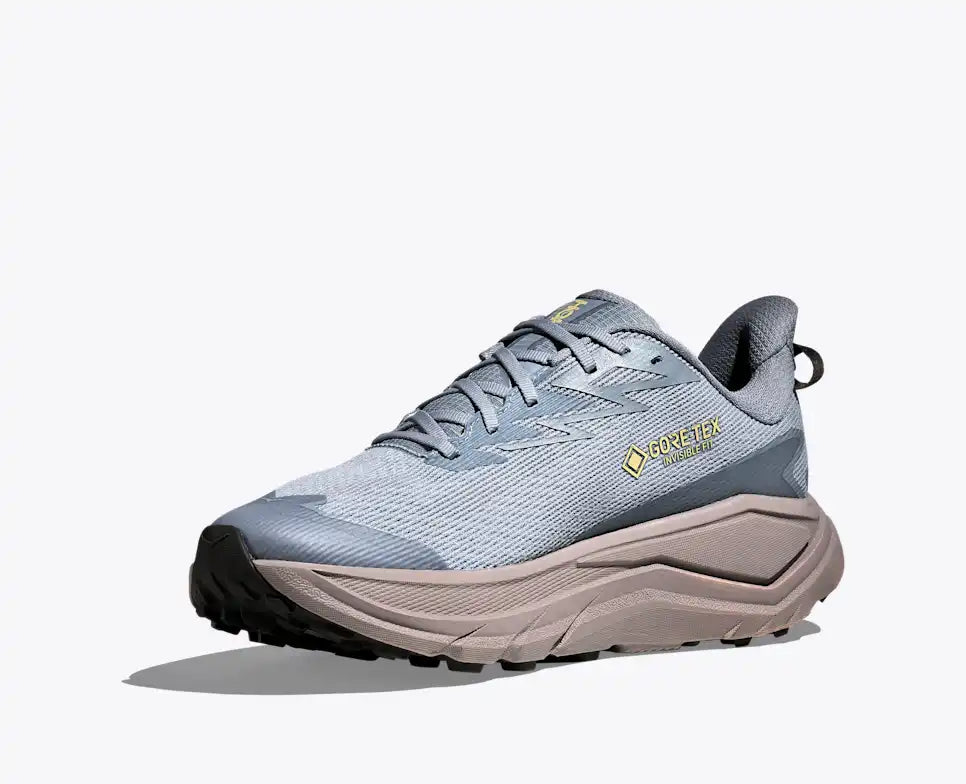 HOKA Challenger 8 GORE-TEX Men's product view 3 — Washed Blue / Cement