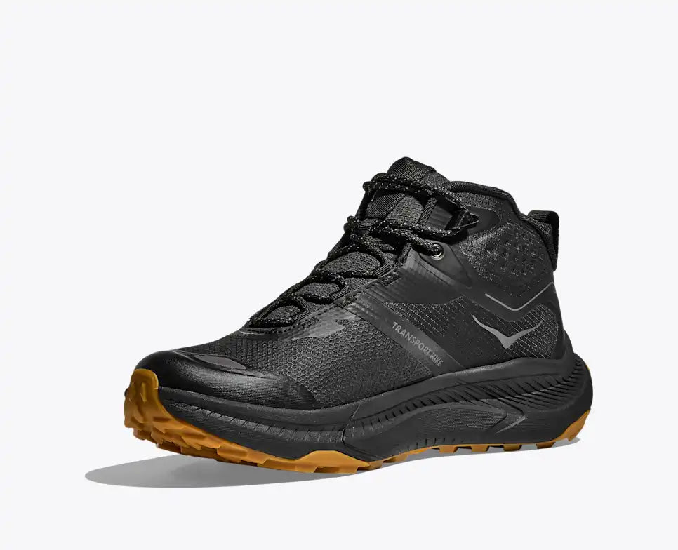 HOKA Transport Hike GORE-TEX Men's product view 3 — Black / Black