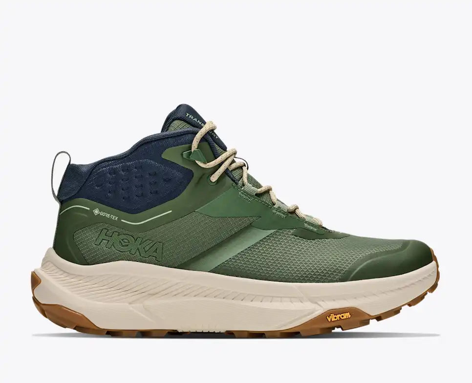 HOKA Transport Hike GORE-TEX Men's product view 1 — Nettle Leaf / Alabaster