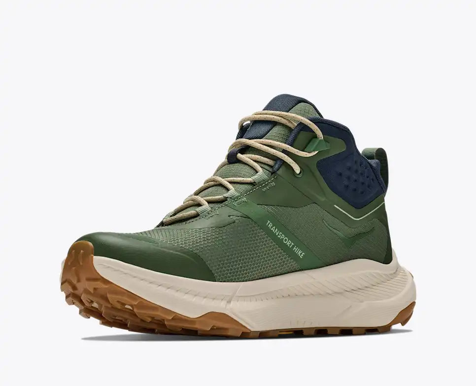 HOKA Transport Hike GORE-TEX Men's product view 3 — Nettle Leaf / Alabaster