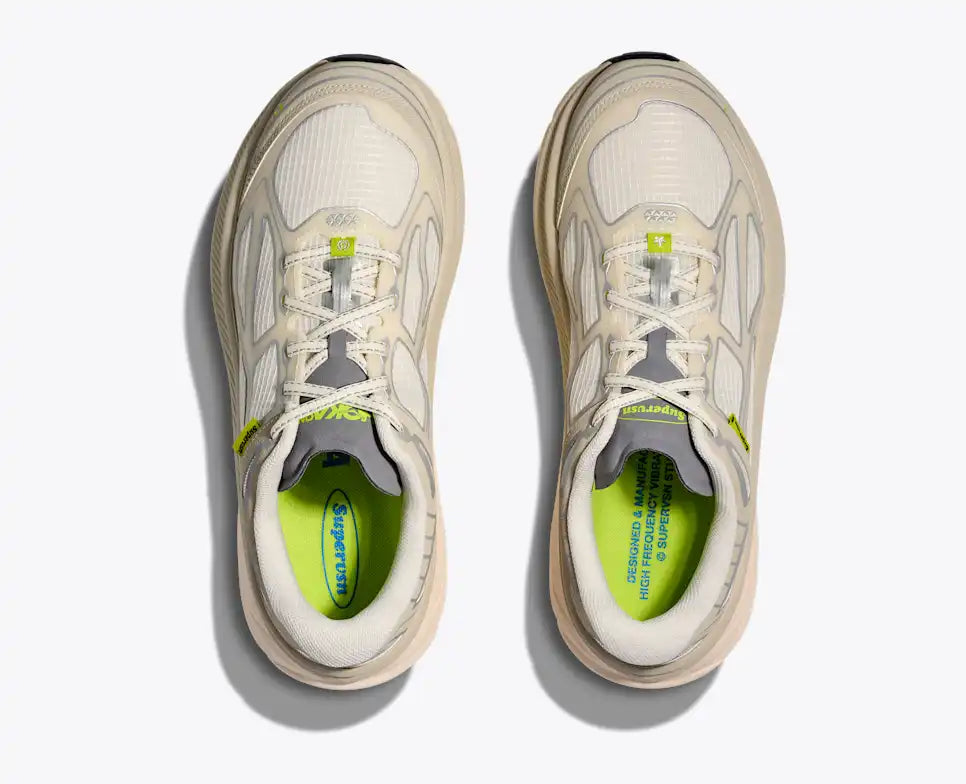 HOKA Clifton One9 SUPERVSN Unisex product view 2 — Ice Grey